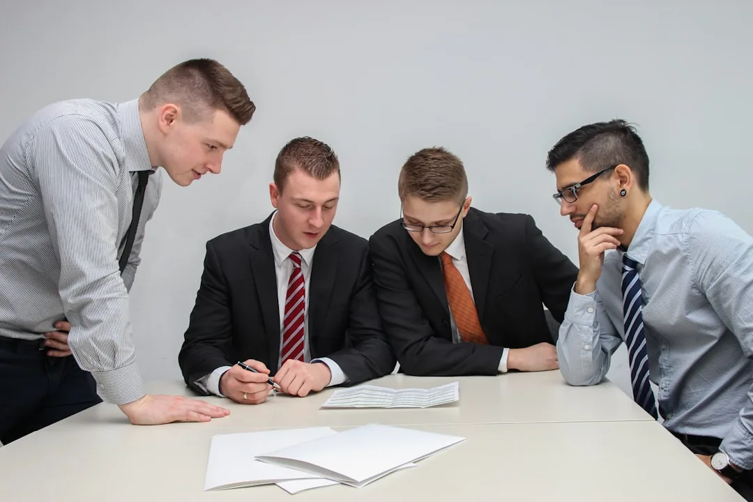 business team collaborating