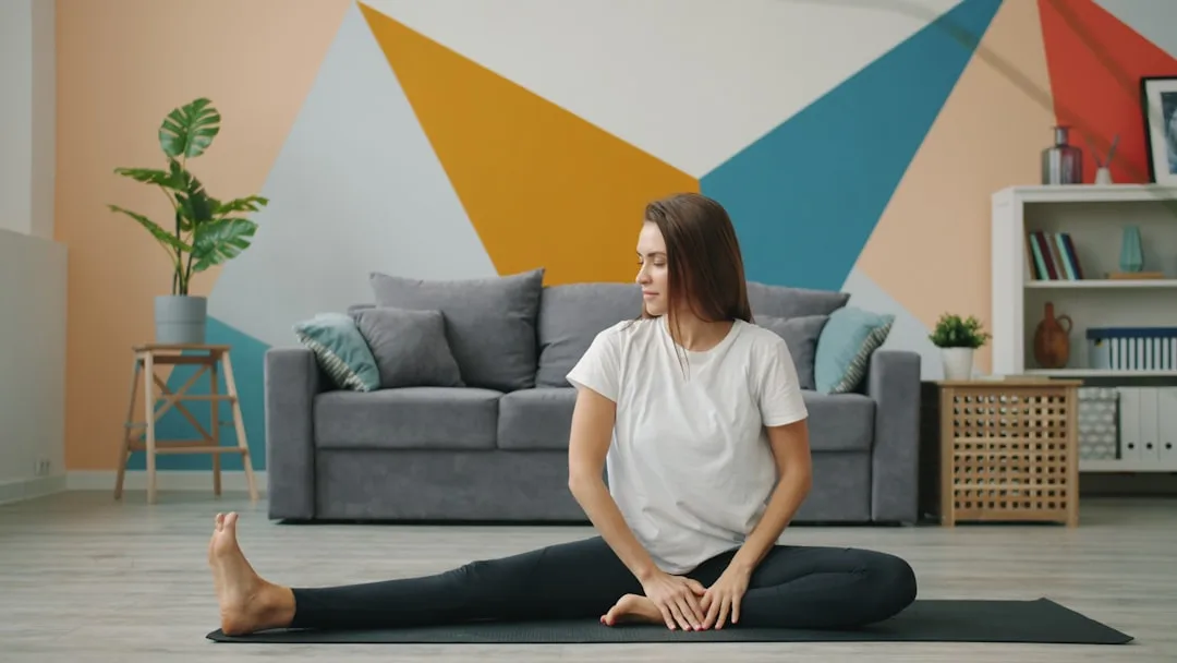 home yoga setup
