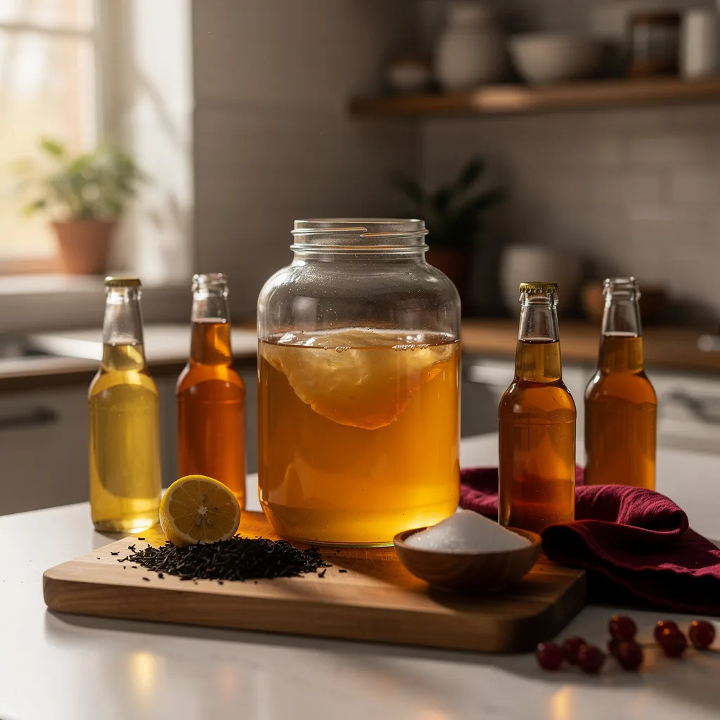 Evde Kombucha Yapımı